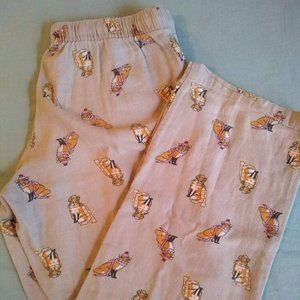 Cotton Fox Pajama Bottoms Old Navy 100% cotton Flanel Fox Print